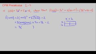 CPM Precalculus 2-9 - Changing the argument
