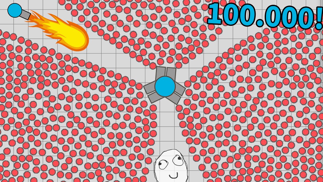 BEST UNSTOPPABLE TANK in Diep.io! +100.000 Score with SUPER INVINCIBLE TANK (Diepio Awesome Moments)
