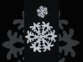 How to Make Paper Snowflake | #craft #snowflake #diy #shorts #viral #homedecor #art