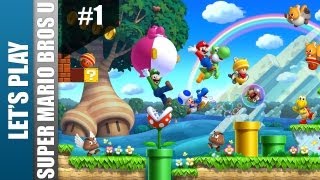 Let's Play Super Mario Bros U (Co-op) : Episode 1 - Super Fail Bros