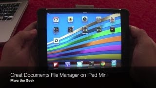 Great Documents File Manager on iPad Mini