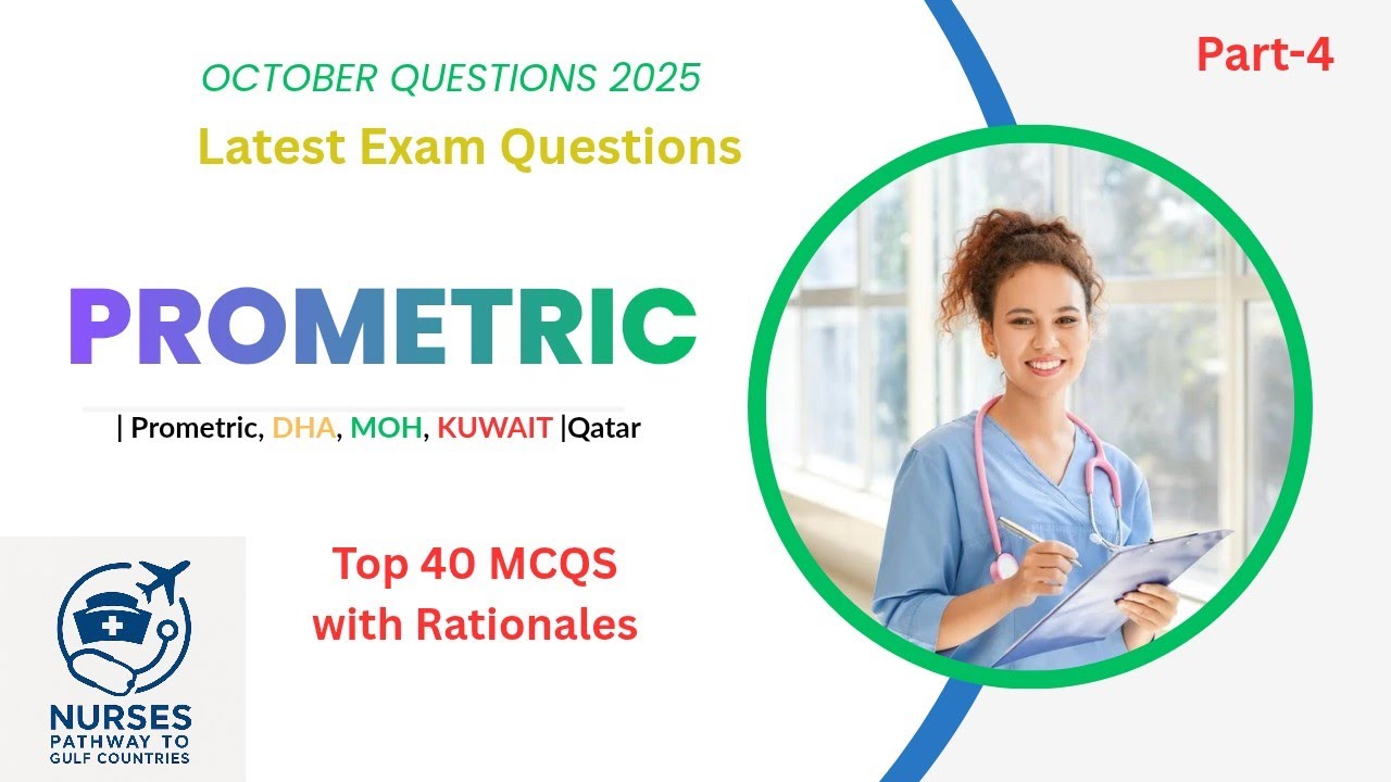 Prometric Exam October 2025 Shared by pass nurse Important MCQs+Answers Rationales |DHA | MOH