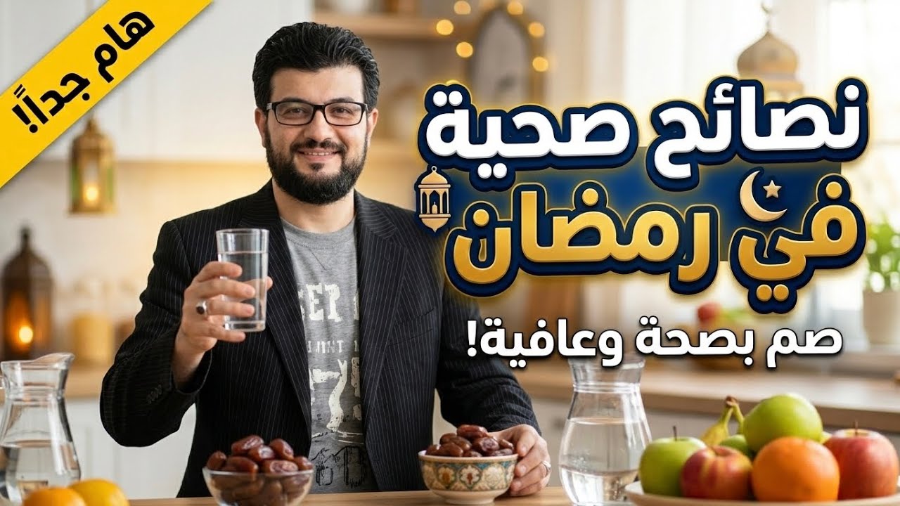 نصائح صحية في رمضان د. صبحي الحداد 🎙️ نزار العلي ابوالزعيم