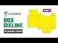 Box Dieline in CorelDraw - Packing Design