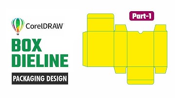 Box Dieline in CorelDraw - Packing Design