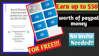 Earn Up To $50 Just By Scrolling Up and Down | ClipClaps | Withdrawal Proof screenshot 4