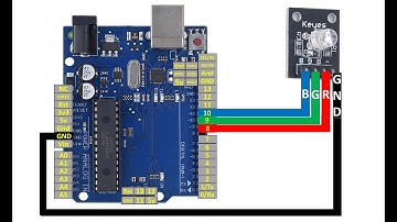 RGB LED module interface Arduino UNO.