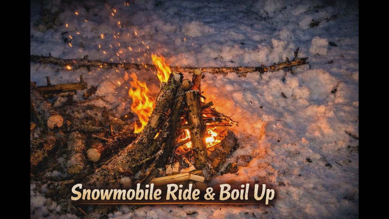 Snowmobile Trails and Campfire Tea