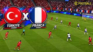 TURQUIA X FRANÇA | UEFA NATIONS LEAGUE | SIMULAÇÃO EFOOTBALL PES 2021 screenshot 4