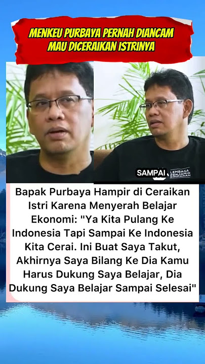 Menkeu Sempat Diancam Oleh Sang Istri #menterikeuangan #indonesia #trustonallah #trending