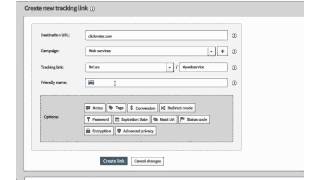 How To Create A New Tracking Link In Clickmeter