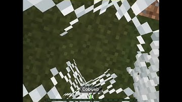 Minecraft mlg with slime block and cobweb #minecraft #short