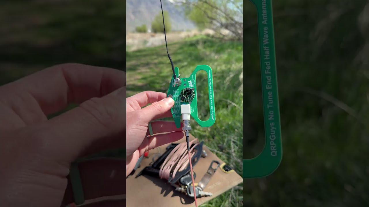 QRP Guys No Tune EFHW Morsecode Hamradio
