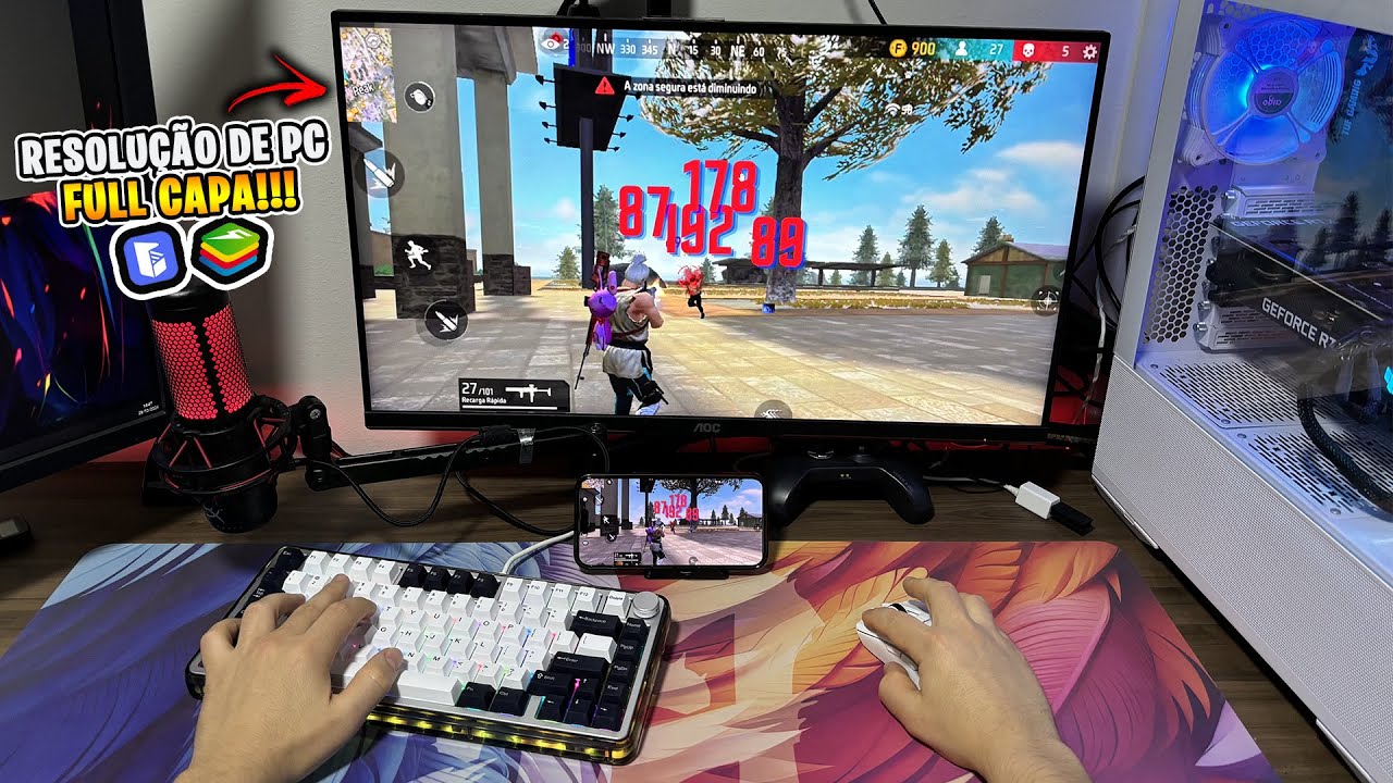 ESSA É A MELHOR RESOLUÇÃO PRA USAR NO MOBILADOR GG MOUSE PRO ! Teclado ...