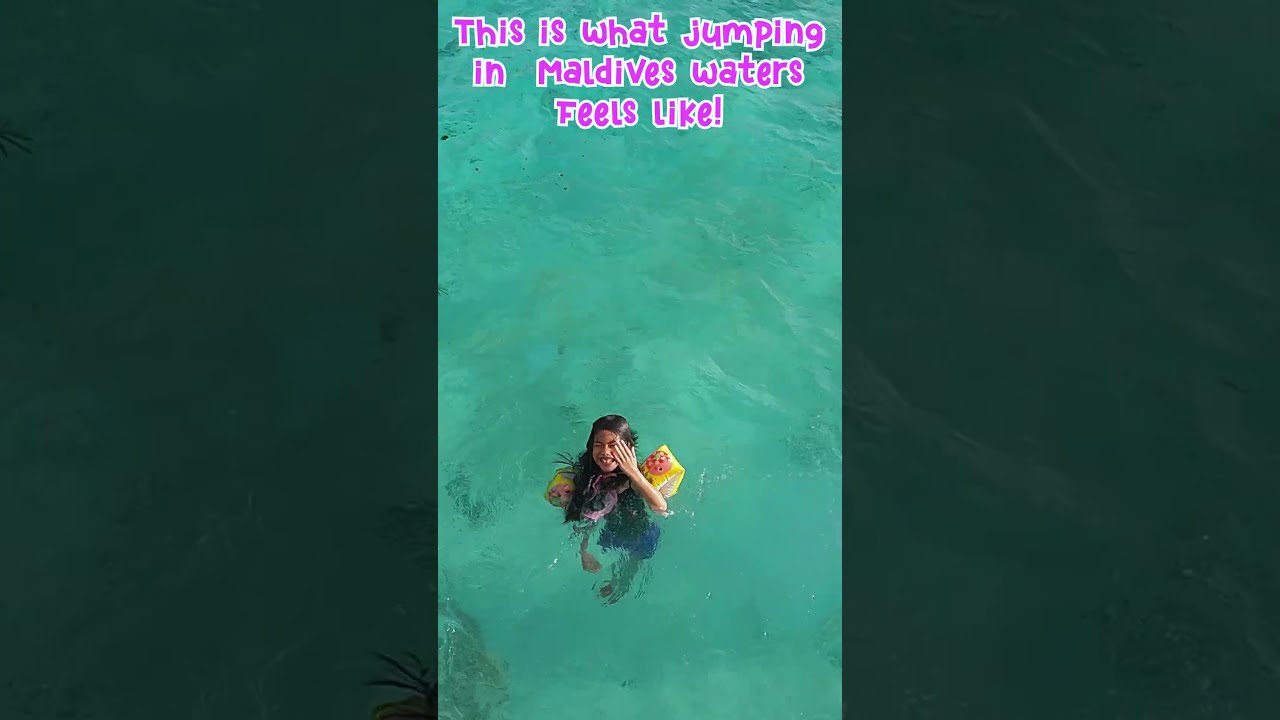 What It Feels Like When Jumping In Maldives Waters 