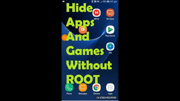 How to hide apps and Games on android without Root
