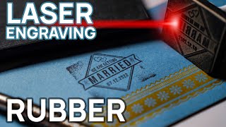 Laser Engraving Rubber: Make Rubber Stamps!