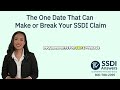 The One Date That Can Make or Break Your SSDI Claim