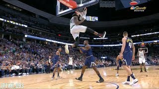 Famous Robert Williams shows off his crazy athleticism and dunks it HARD with two hands! Wealth