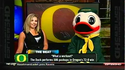 The Duck and Dana Guthrie interviewed on ESPNews T...