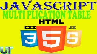 java script multiplication table
