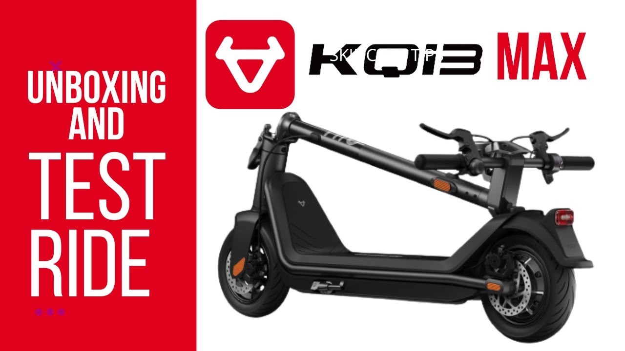 NIU KQi3 MAX Electric Scooter Unboxing and Setup 