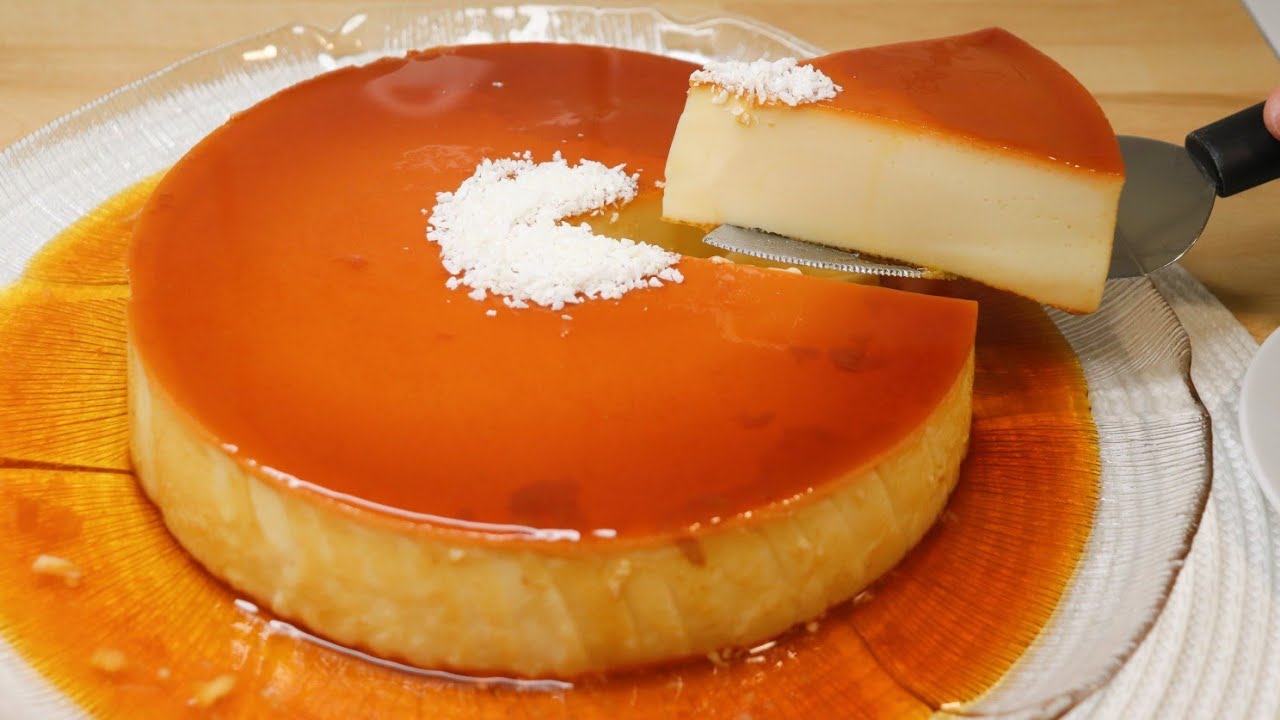 Flan De Coco Cremoso Receta Económica