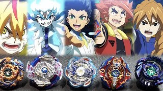 The BIG 5 Marathon Battle! - Beyblade Burst God/Evolution