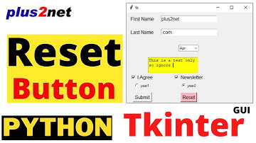 Tkinter Reset-knop om alle gebruikersinvoergegevens en selecties uit widgets te verwijderen door ...