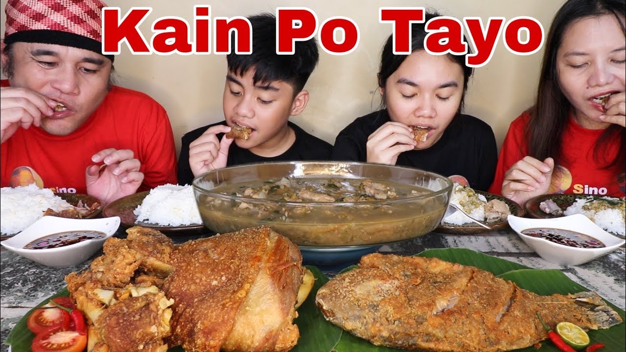 Super Crispy Pata, Ginisang Munggo with Pork ribs and Chicharon, Fried Fish Pinoy Mukbang!