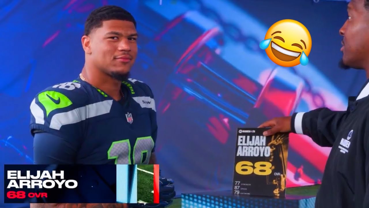 NFL Rookies reacts to their MADDEN 26 RATINGS