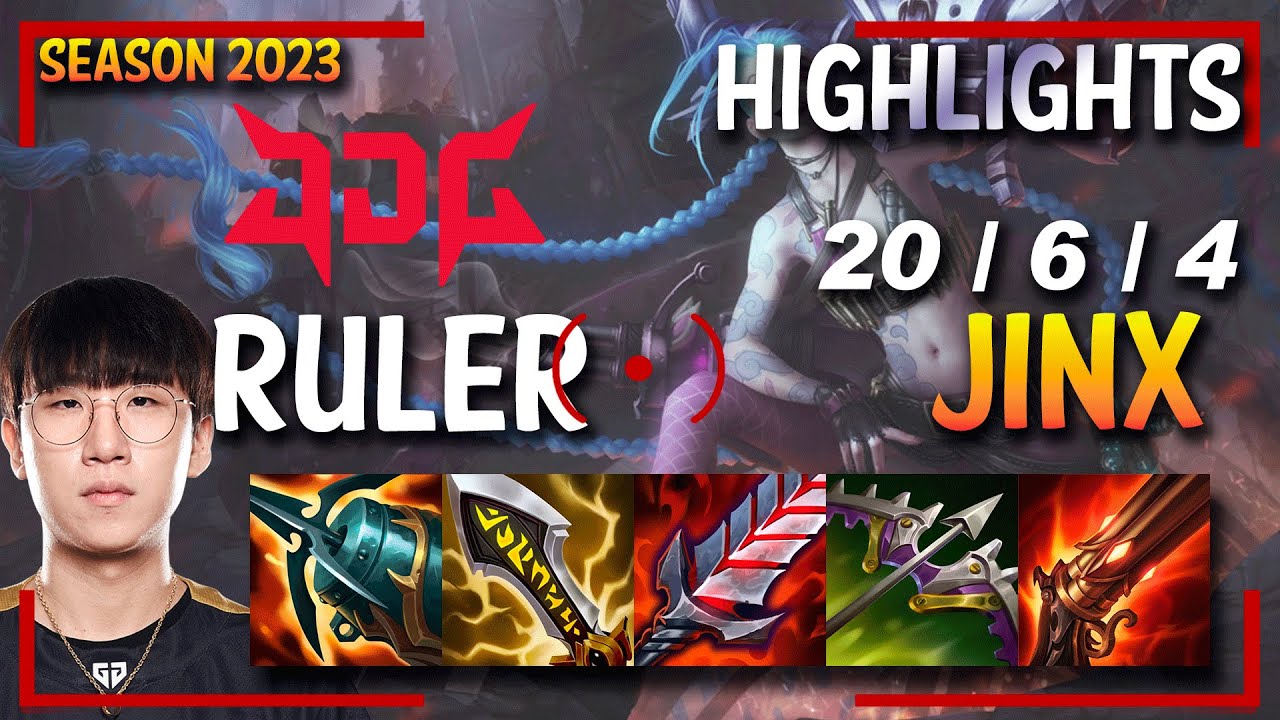 JDG Ruler JINX ADC HIGHLIGHTS KR SoloQ Ranked YouTube