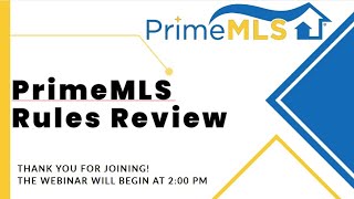 PrimeMLS Rules Review-webinar