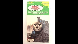 Opening To Thomas & Friends Thomas Breaks The Rules 1992 Vhs 1990 Tape Master, Better Quality