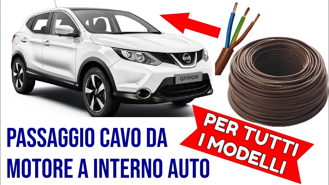 Nissan Qashqai Come Passare un Cavo Elettrico dal Vano Motore all' Abitacolo
