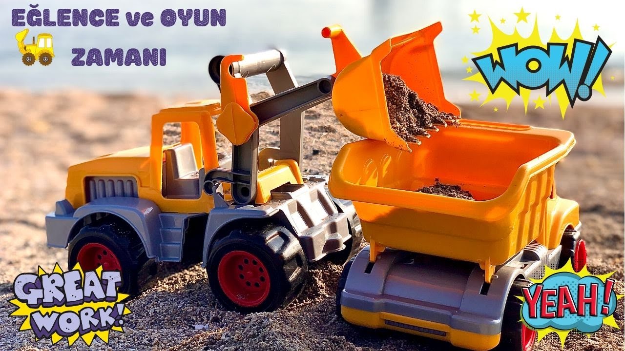Eğlenceli Oyuncak Dozer Kamyon Oyunu Funny Toy Dozer and Truck Play YouTube