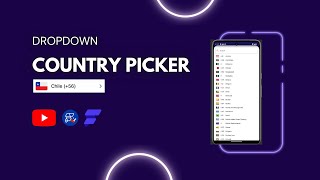 Dropdown Country Picker with Flags and Phone Code - FlutterFlow