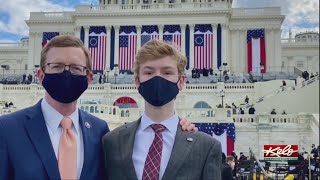 Rep. Dusty Johnson attends Biden inauguration with teenage son