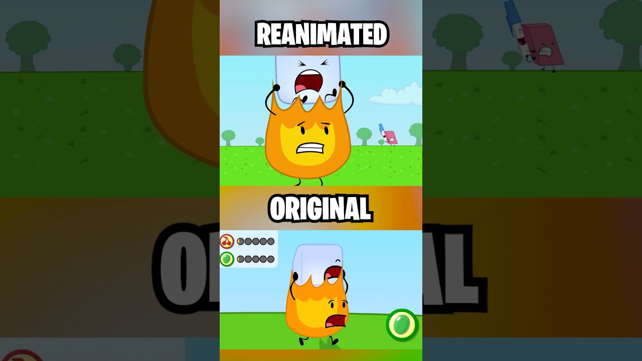 BFDI 8 Reanimation COMPARISON! 