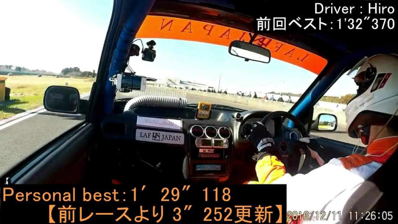 軽自動車レースvol 4 16年 12月 Hsr九州 K Car 6時間耐久 Lsd装着 編 Youtube