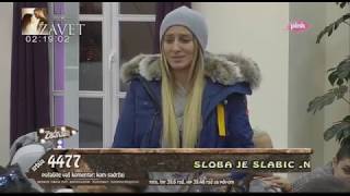 Zadruga - Luna Se Svađa Sa Milanom I Priča Kiji O Slobi - 20.11.2017.