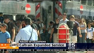 Caltrain, BART Running At Full Capacity For Giants World Series Parade