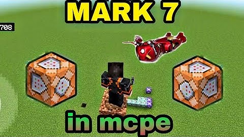 make iron man mark 7 in mcpe with command block. no mods. @games_minerz  #ironman