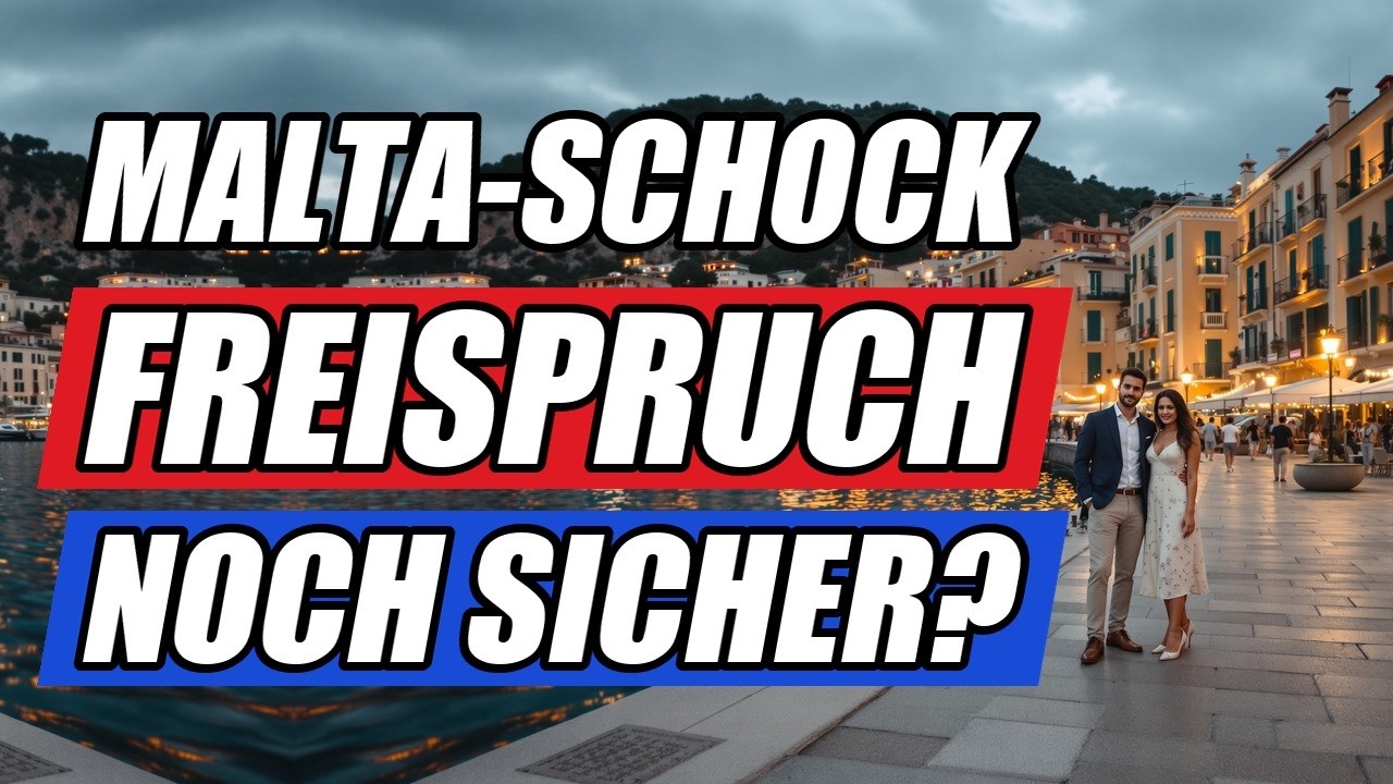 MALTA-SCHOCK: Freispruch im Mordfall Caruana Galizia. Ist dein Geld noch sicher?