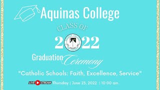 Aquinas College Graduation 2022