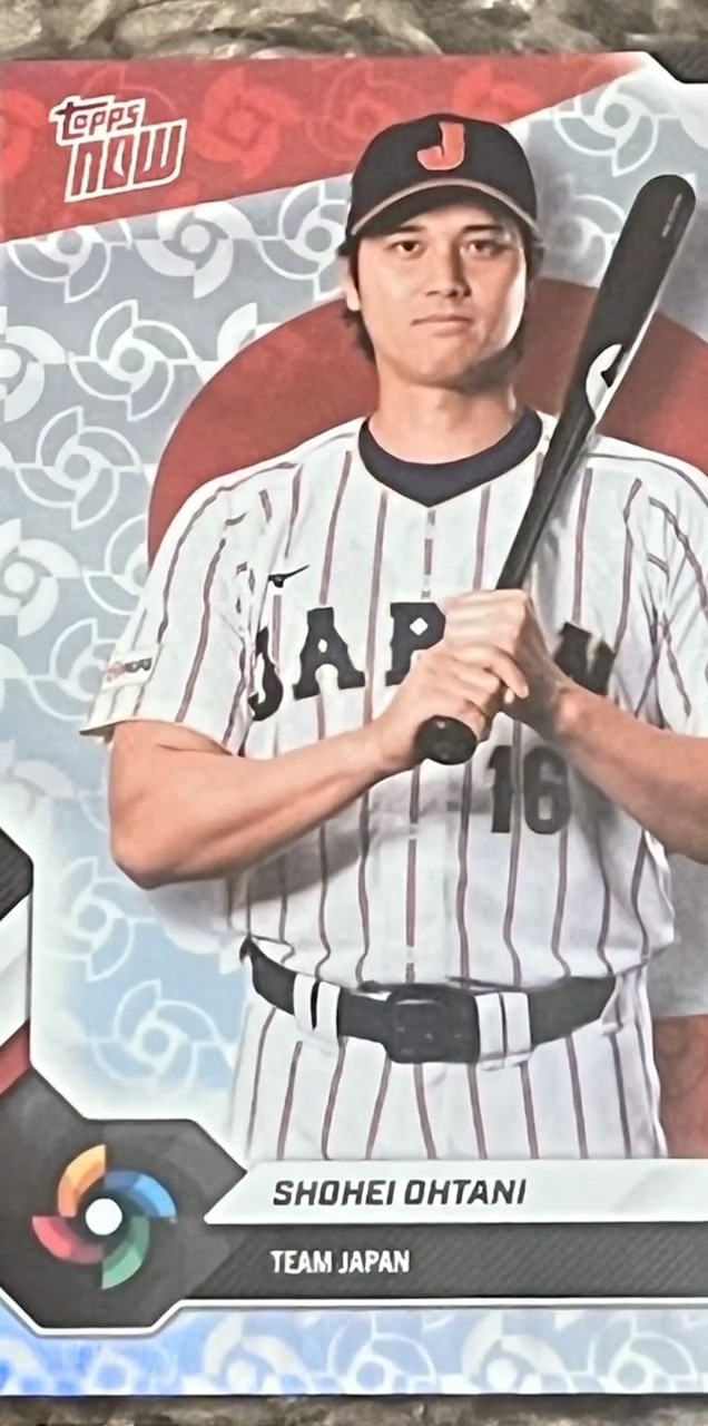 2026 Topps NOW Baseball Team Japan World Baseball Classic 開封