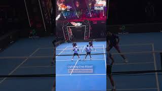 Lightning Erne Attack! ⚡ Ben Newell Masterclass 🔥 #shorts #shortsfeed #pickleball #viral