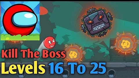 Bounce Ball 7 : Red Bounce Ball Adventure level 16 To 25 Gameplay Android Puzzle game