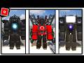 NEW ALL 3 TITAN 1.0 MORPHS REWORKED in SUPER FLUSH UNIVERSE - Roblox