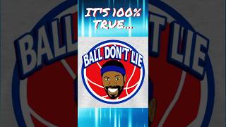 the ball DON'T lie... 100% ... this is obnoxious but I love it...😂❤️🏀